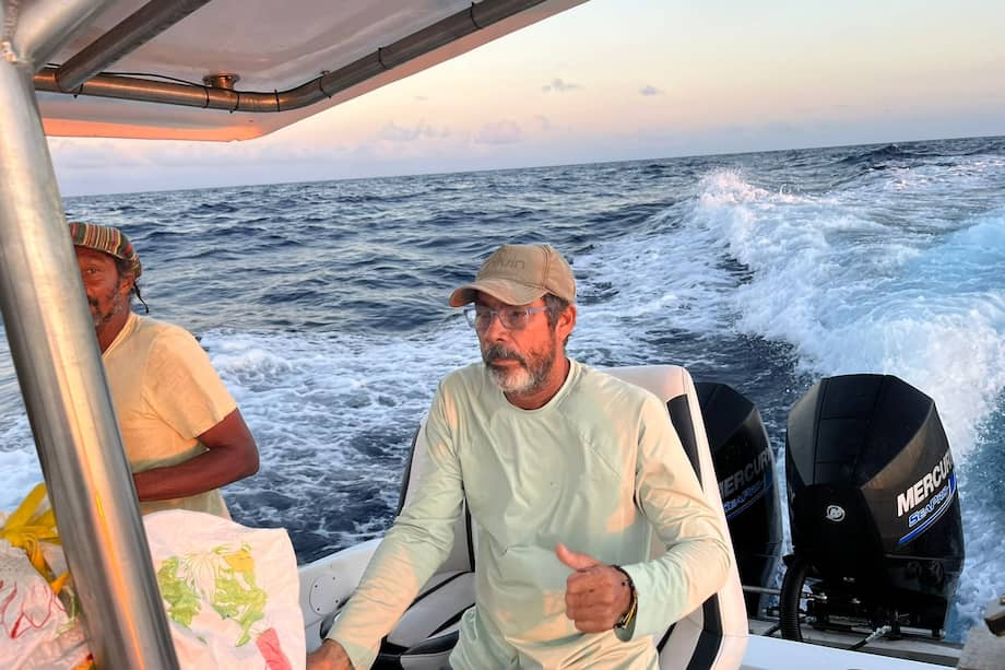 Édgar Jay Stephens, vocero de la Federación de Pescadores Artesanales Independientes de Providencia y Santa Catalina.