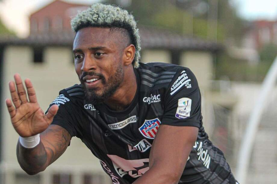 Ómar Albornoz abrió el marcador para Júnior en la primera mitad.