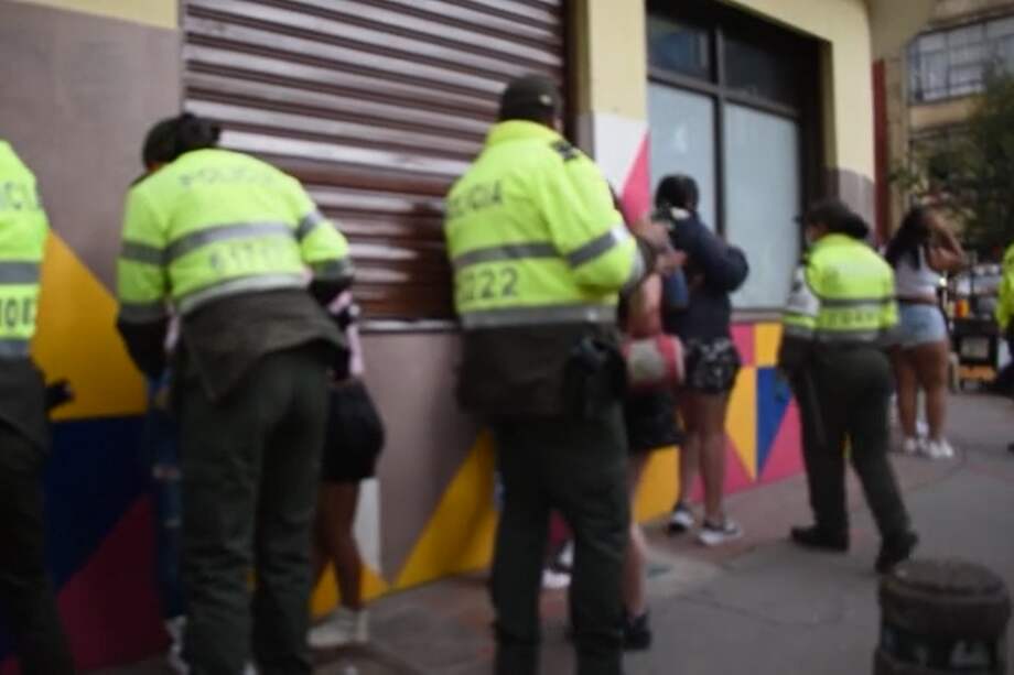 Durante todo el fin de semana la Policía Metropolitana estuvo haciendo presencia en la zona.