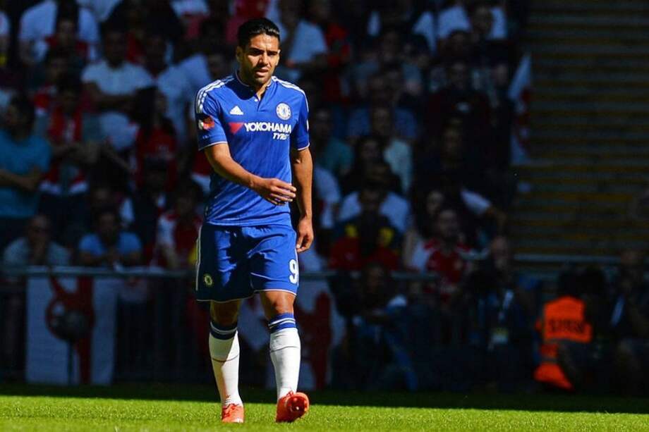 Radamel Falcao volvió a las canchas tras cinco meses. Foto: AFP