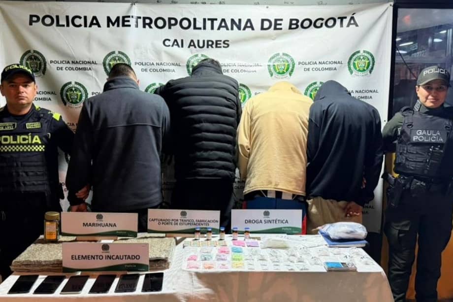La Policía halló drogas y elementos de dosificación dentro de una lechonería en Suba durante un operativo de control.