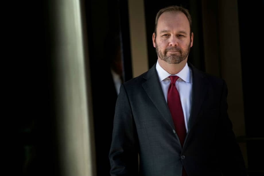 El cabildero Rick Gates fue el pupilo de Paul Manafort en su empresa de consultoría en Washington. En 2016 se convirtió en el número dos de la campaña a la presidencia de Trump. / AFP