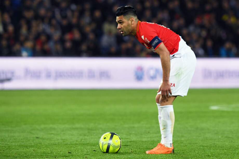 Falcao García no jugó el partido contra el Guingamp por una molestia muscular. / AFP
