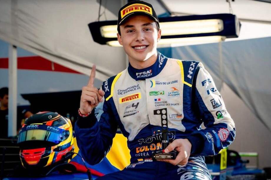 Jerónimo Berrío finalizó sexto en la clasificación general de la Fórmula 4 francesa.