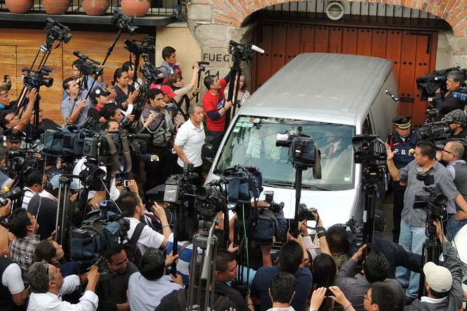 Restos de Gabo ya se encuentran en la funeraria para ser velados