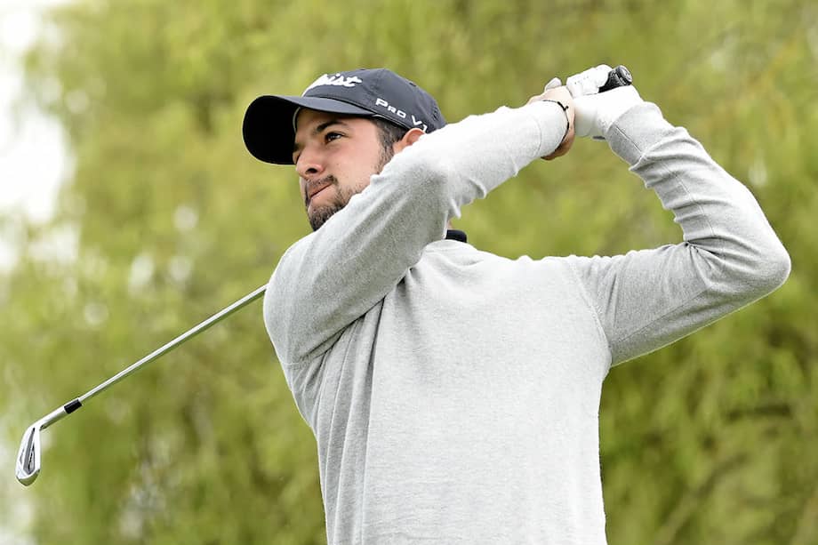 Santiago Gómez es líder del Avianca Colombia Open. / Enrique Berardi/PGA TOUR