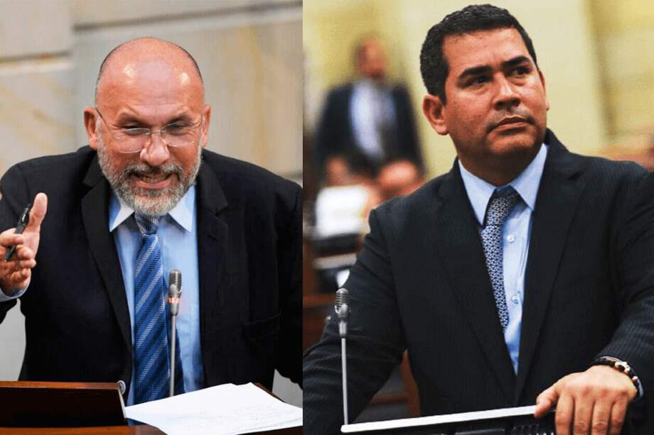 Roy Barreras y Alejandro Chacón. / Archivo El Espectador