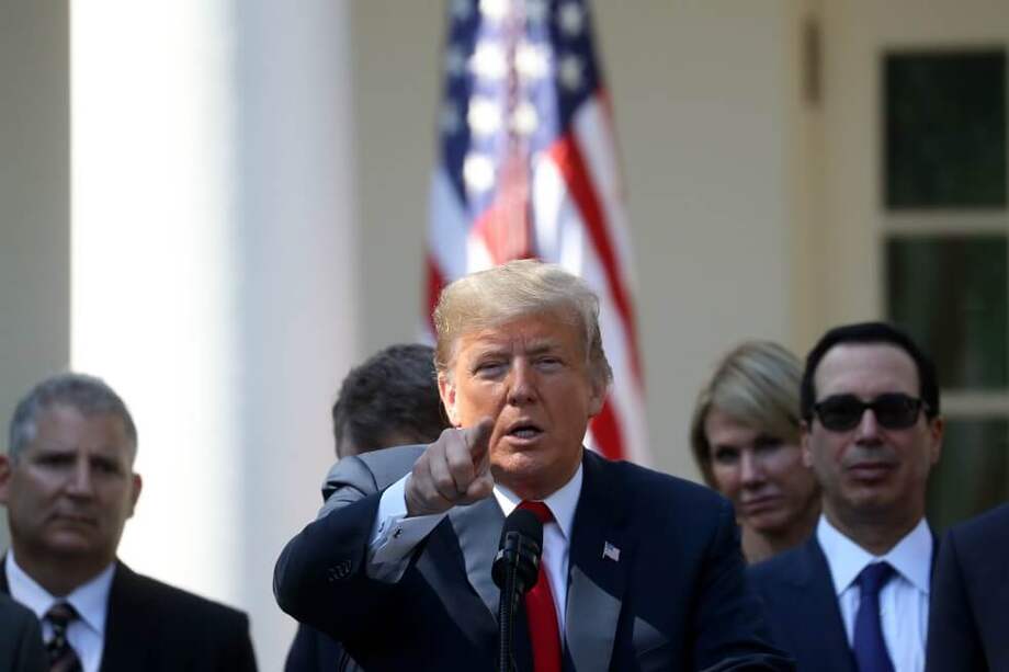 Donald Trump, presiente de los Estados Unidos. / Bloomberg.