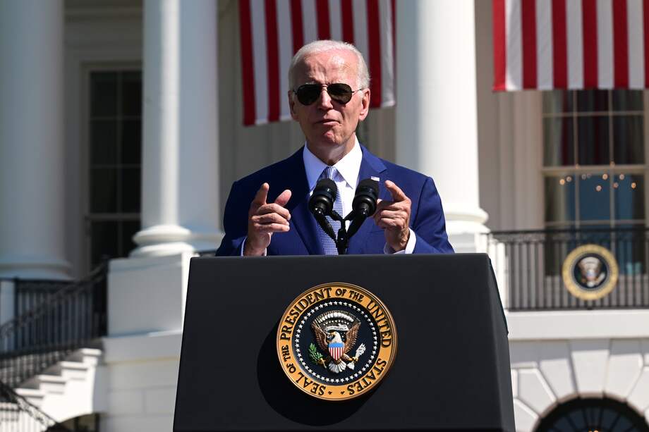 Fotografía del presidente Biden de este 9 de agosto, fecha en la que se firmó el memorando.