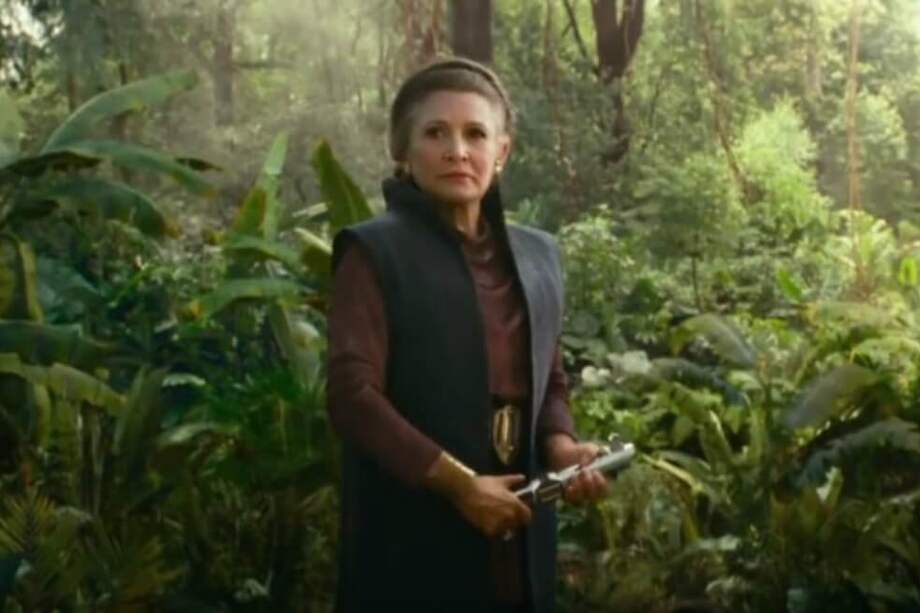 Carrie Fisher interpretando al personaje de Leia Organa en la saga "Star Wars". / Cortesía