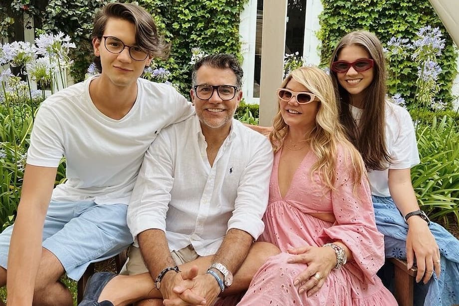 El presentador de ‘La Descarga’ tiene dos hijos con su esposa Paulina Ceballos.