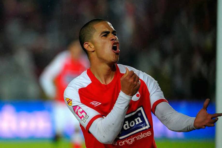 Yulián Anchico, volante de Santa Fe. / Archivo El Espectador