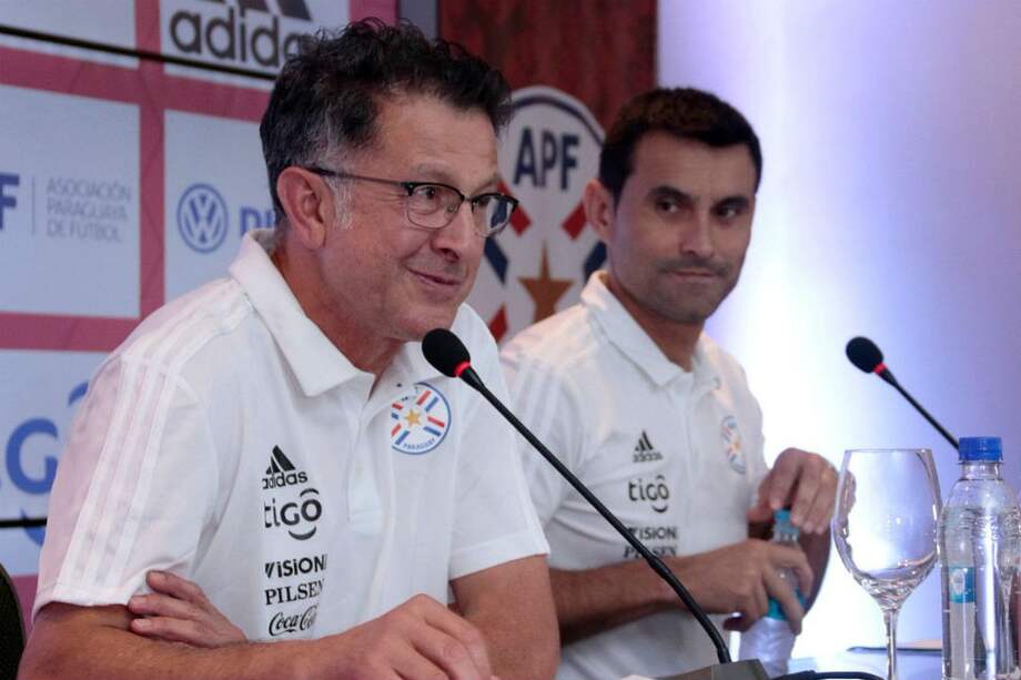 Juan Carlos Osorio, entrenador de la selección de Paraguay. / AFP