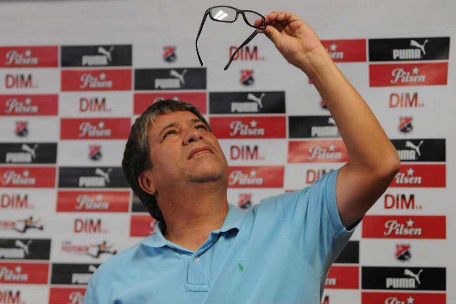 Hernán Darío Gómez no vio una como DT del Independiente Medellín, colero del torneo. / Luis Benavides