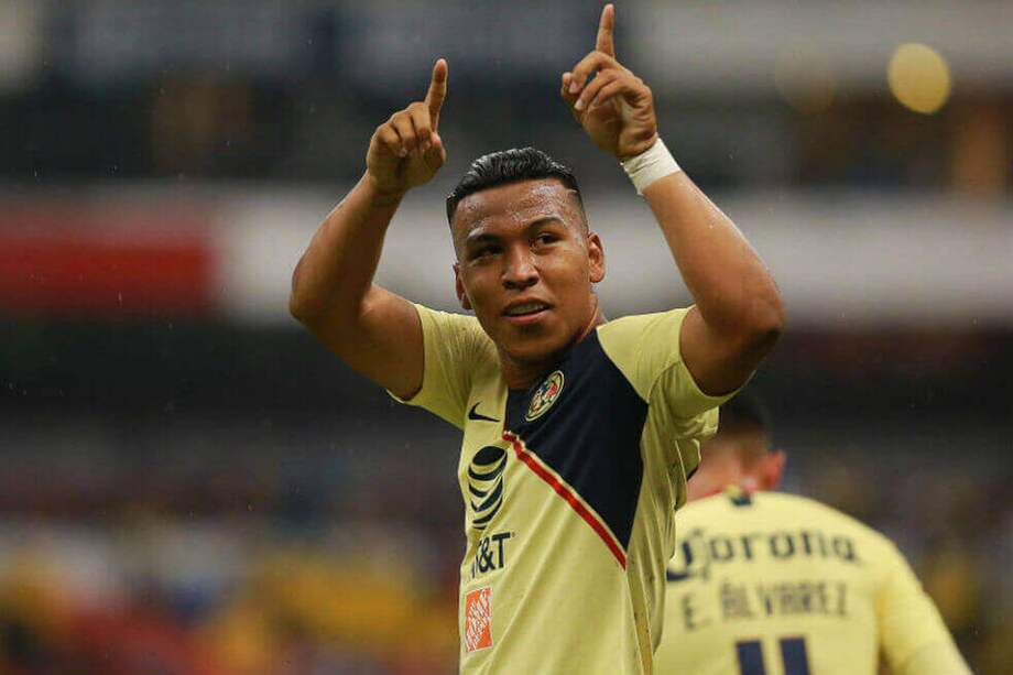 El colombiano no ha sumado minutos en este 2020. / América de México