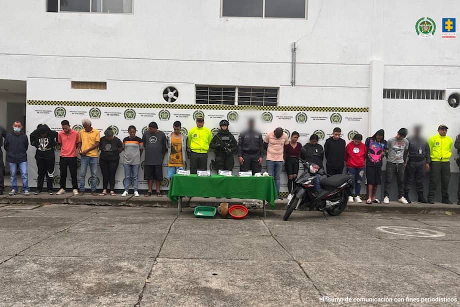 Fueron judicializados un total de 16 miembros del grupo delincuencial "La Inmaculada", la cual opera en Tuluá, Valle del Cauca.