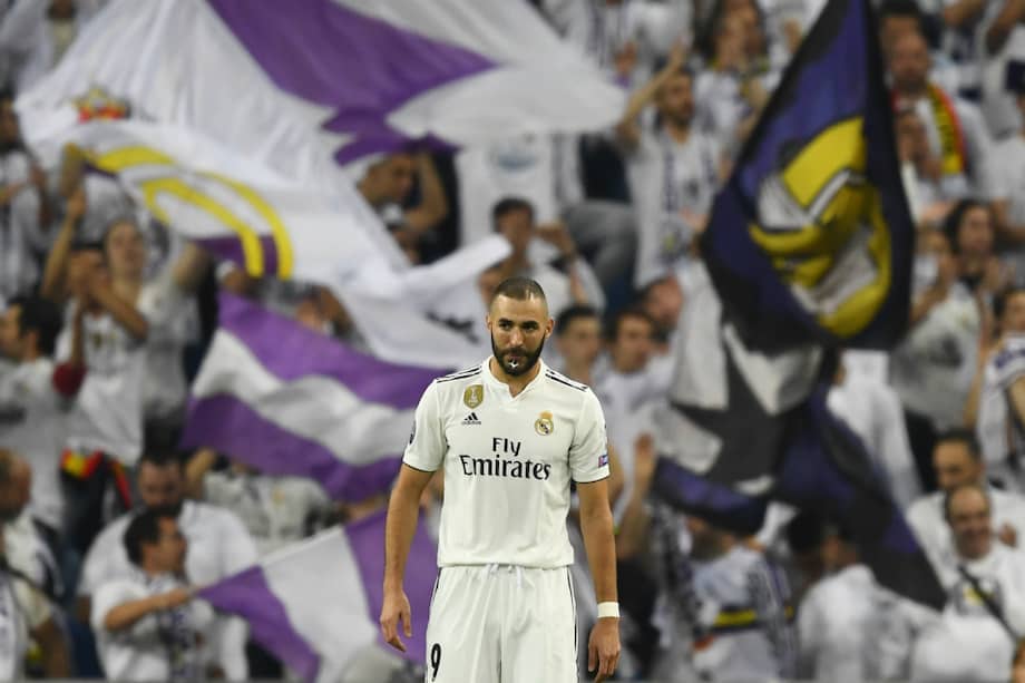 Karim Benzema, marcó el primer gol del equipo merengue. / AFP