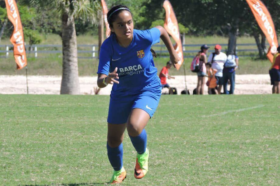 Karen Jaramillo juega como extremo o volante de creación. / Cortesía