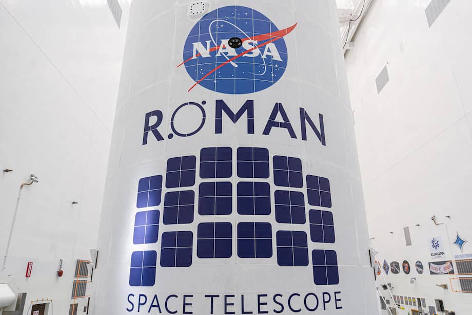 Fotografía en la que se observa el telescopio Nancy Grace Roman, de la NASA.