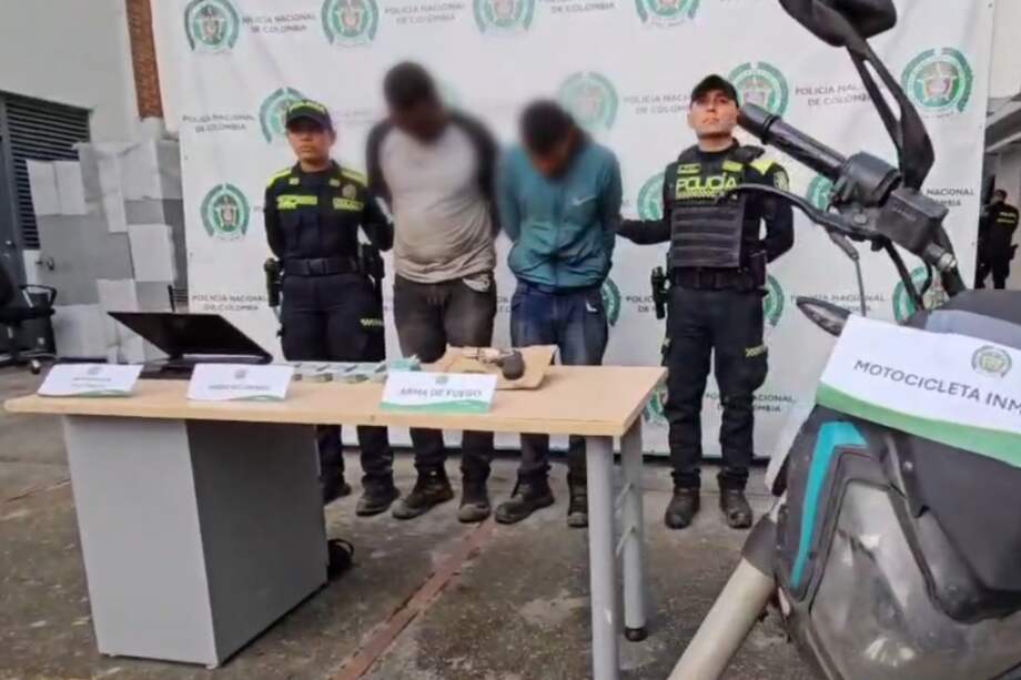 Capturados por hurto.