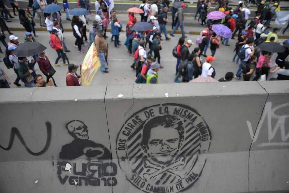 Isabel Agatón (izq.) y Elizabeth Chaverra, asesoras en temas de género del vicefiscal (e) Jaime Camacho. / Gustavo Torrijos - El Espectador