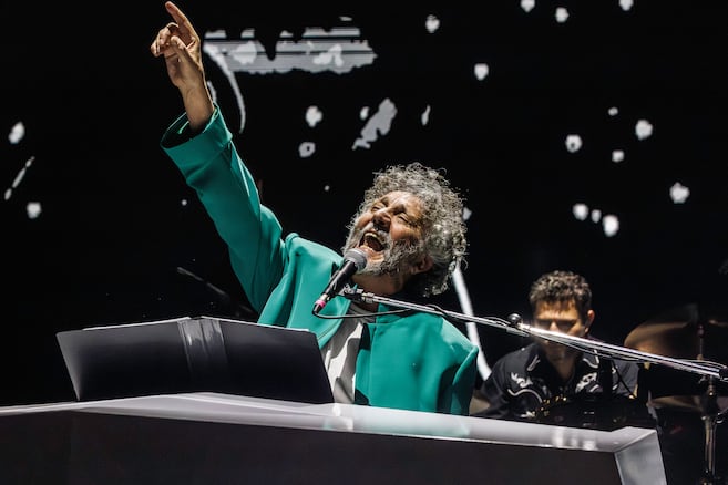 Fito Páez cantó con Bogotá en el Movistar Arena: "Esto es entre todos"