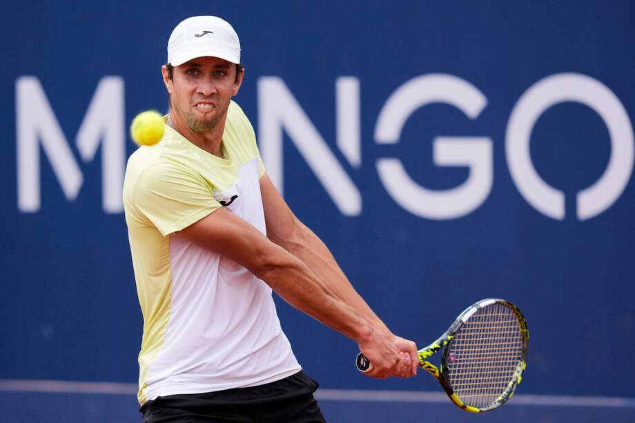 El tenista colombiano Daniel Galán en el Abierto de Barcelona 2025.