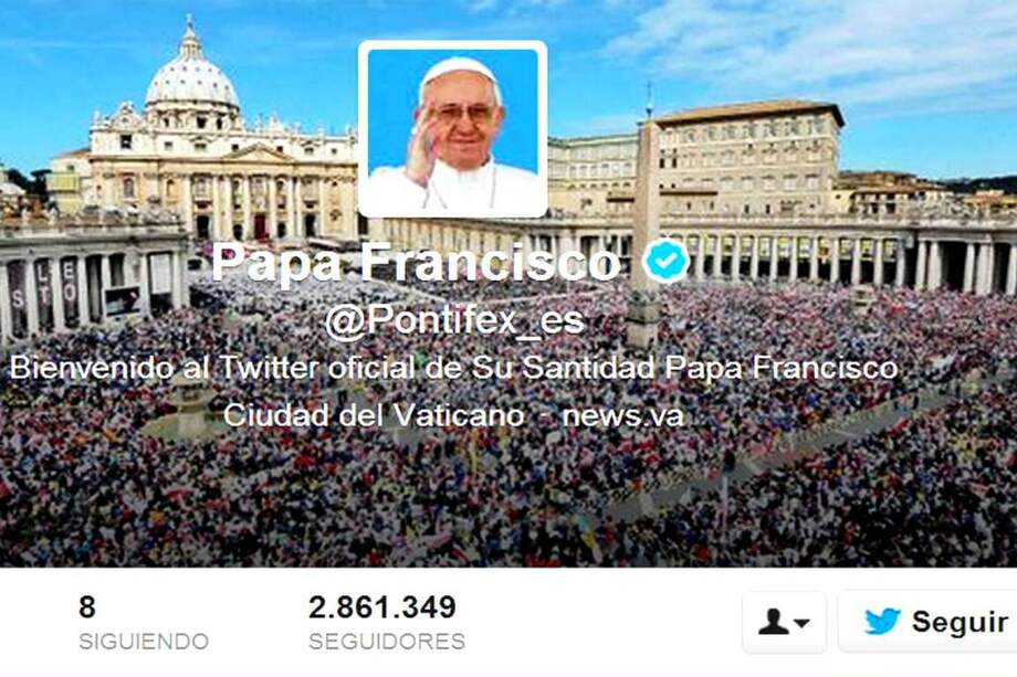 Papa Francisco perdonará pecados vía Twitter