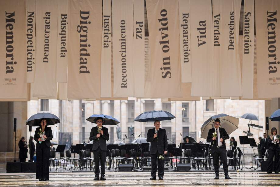 Conmemoración por los 39 años del caso Palacio de Justicia.