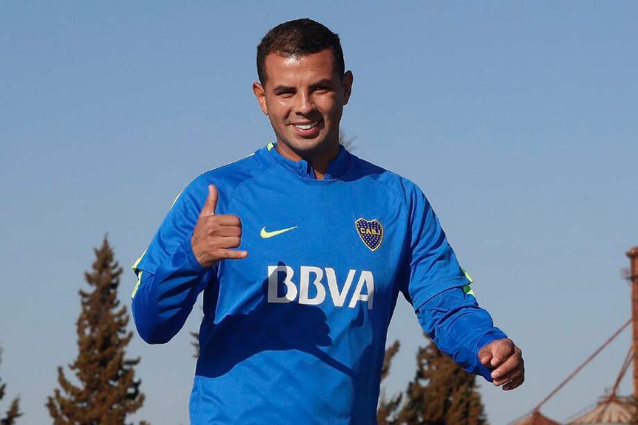 Edwin Cardona en plena pretemporada con el Boca Juniors de Argentina. / Cortesía Boca Juniors