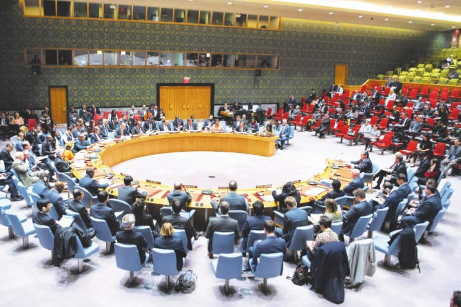 El Consejo de Seguridad de la ONU sesionó este miércoles, en Nueva York, para hacer seguimiento a los avances en la implementación del Acuerdo de Paz.
/ EFE