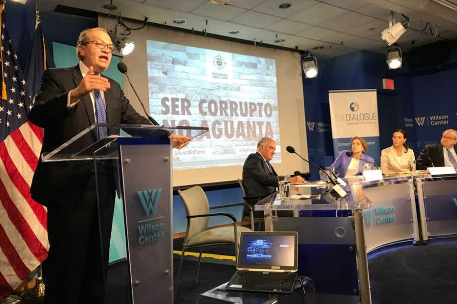 El Procurador General de la Nación, Fernando Carrillo Flórez expresó que la entidad 'no es un palo en la rueda para el acuerdo de paz. / Cortesía, Procuraduría General.