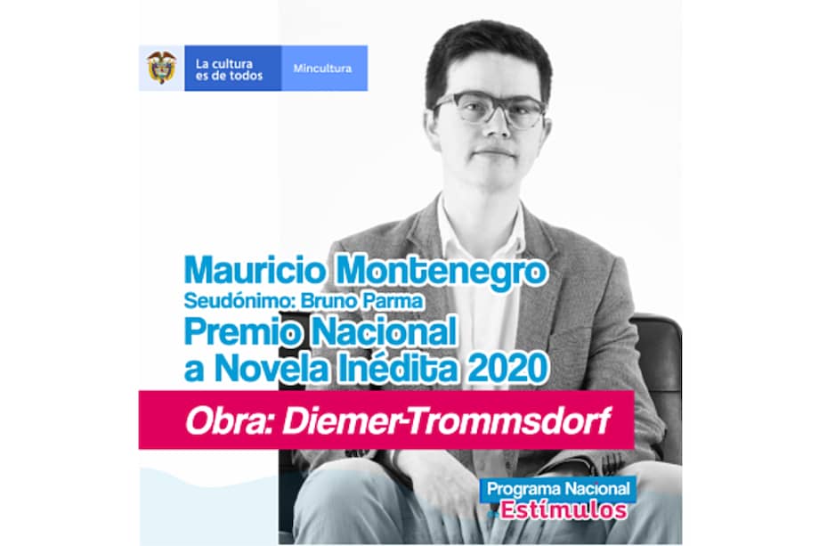 Mauricio Montenegro ha dedicado su vida a la academia. Es doctor en antropología y profesor en la Universidad Central. Con "Diemer-Trommsdorf", libro con el que ganó el Premio Nacional de Novela Inédita, exploró el lado creativo en su escritura.