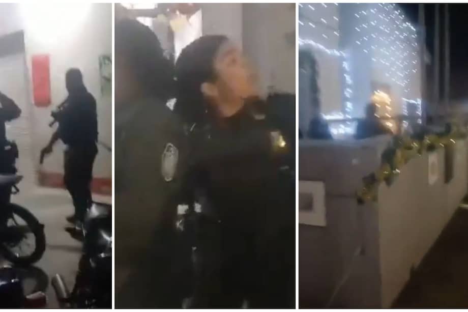 En video quedó registrada la confrontación y los daños que ocasionaron al CAI de la policía, por la muerte de un hombre presuntamente en medio de un procedimiento policial.