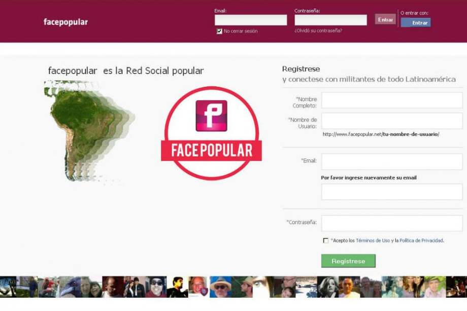 Peronistas crean la red social latinoamericana "Face popular"