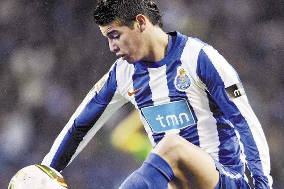 James Rodríguez, una de las figuras del Porto de Portugal. / AFP