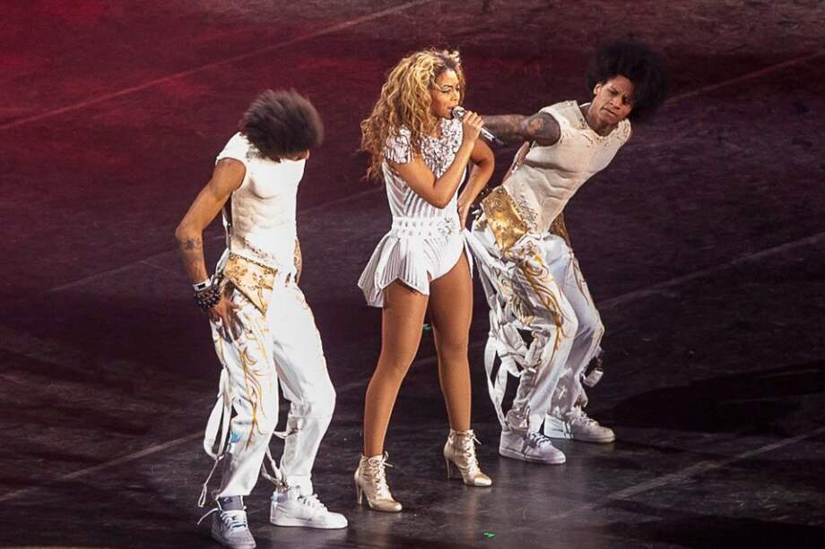 Beyoncé en un concierto de 'Mrs. Carter Show World Tour'.