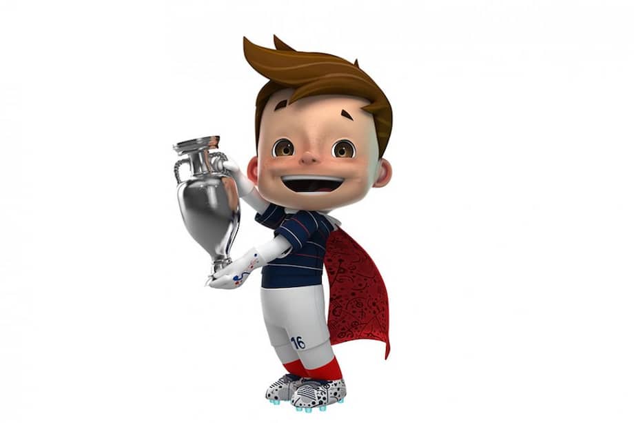 La mascota para la Eurocopa Francia 2016. Foto: EFE
