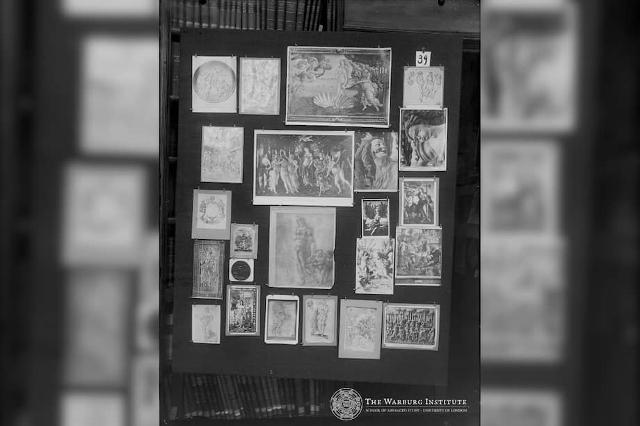 Panel 39 del “Atlas Mnemosyne”, de Aby Warburg. 1929.