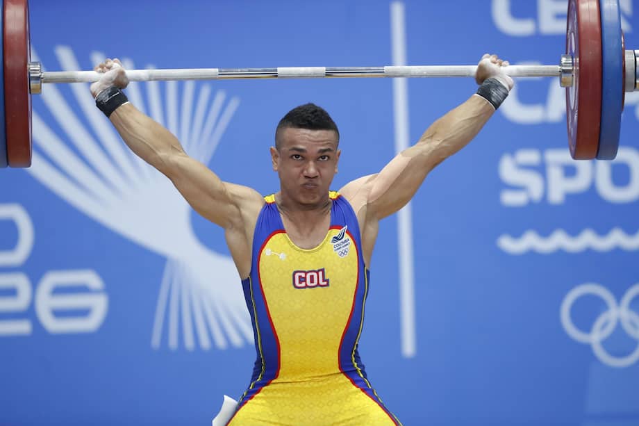 Duván Ferrer, pesista colombiano.