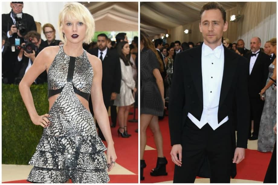 La cantante Taylor Swift y el actor Tom Hiddleston.