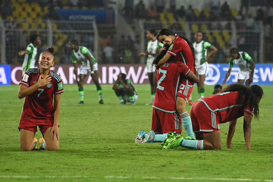 La selección de Colombia, que hizo más méritos durante los 90 minutos, para quedarse con la clasificación.