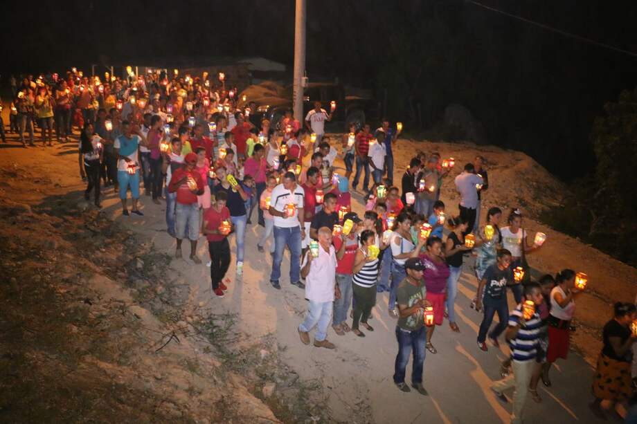 Movilización social en el Catatumbo./ Cortesía Asociación Minga.