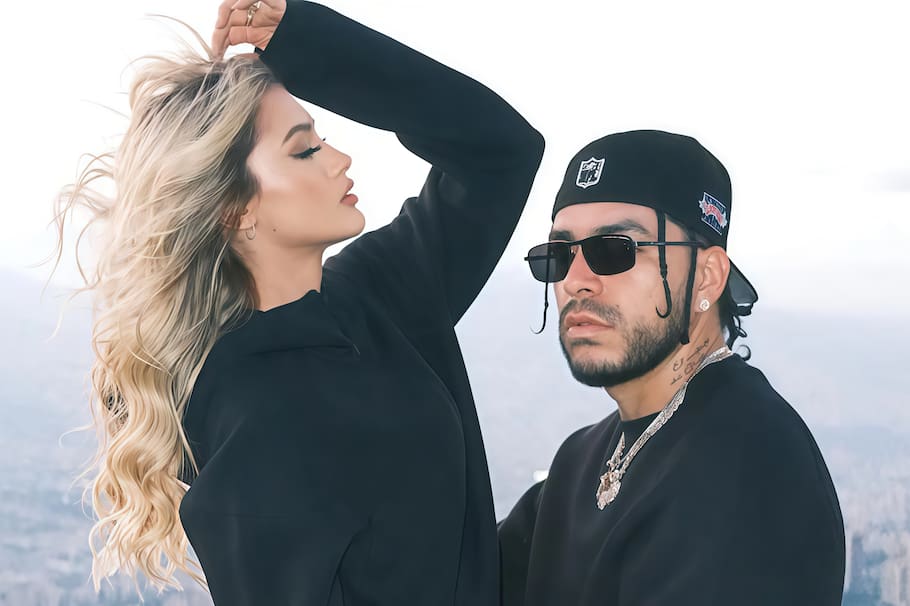 Ryan Castro y Valentina González