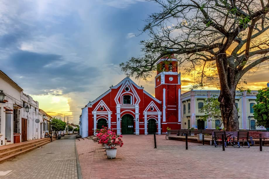 Las iglesias de Mompox son parte de sus sitios más visitados, luciendo asombrosas en cualquier hora del día.