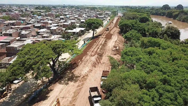 Иллюстративное изображение дамбы Харильон в Кали.