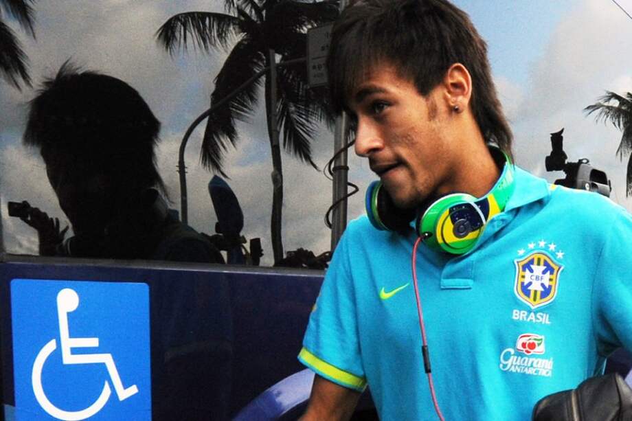 Neymar, jugador brasileño del Santos y de la selección nacional / AFP