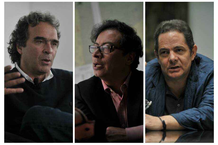 Sergio Fajardo, Gustavo Petro y Germán Vargas Lleras. / Archivo El Espectador