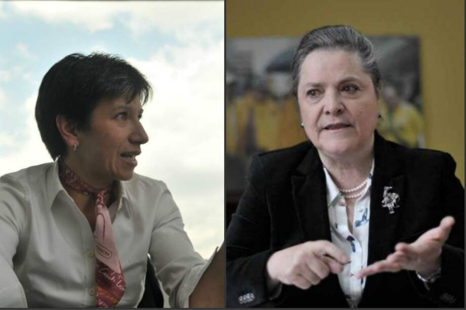 La senadora de la Alianza Verde Claudia López y la exministra de Trabajo Clara López. / El Espectador