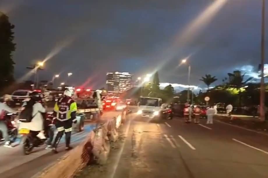 Habilitada la Av. carrera 68 tras finalizar labores de criminalística